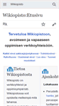 Mobile Screenshot of fi.wikiversity.org