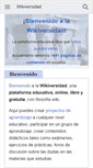 Mobile Screenshot of es.wikiversity.org