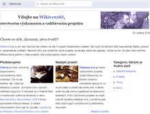 Tablet Screenshot of cs.wikiversity.org