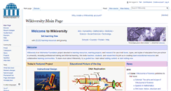 Desktop Screenshot of en.wikiversity.org